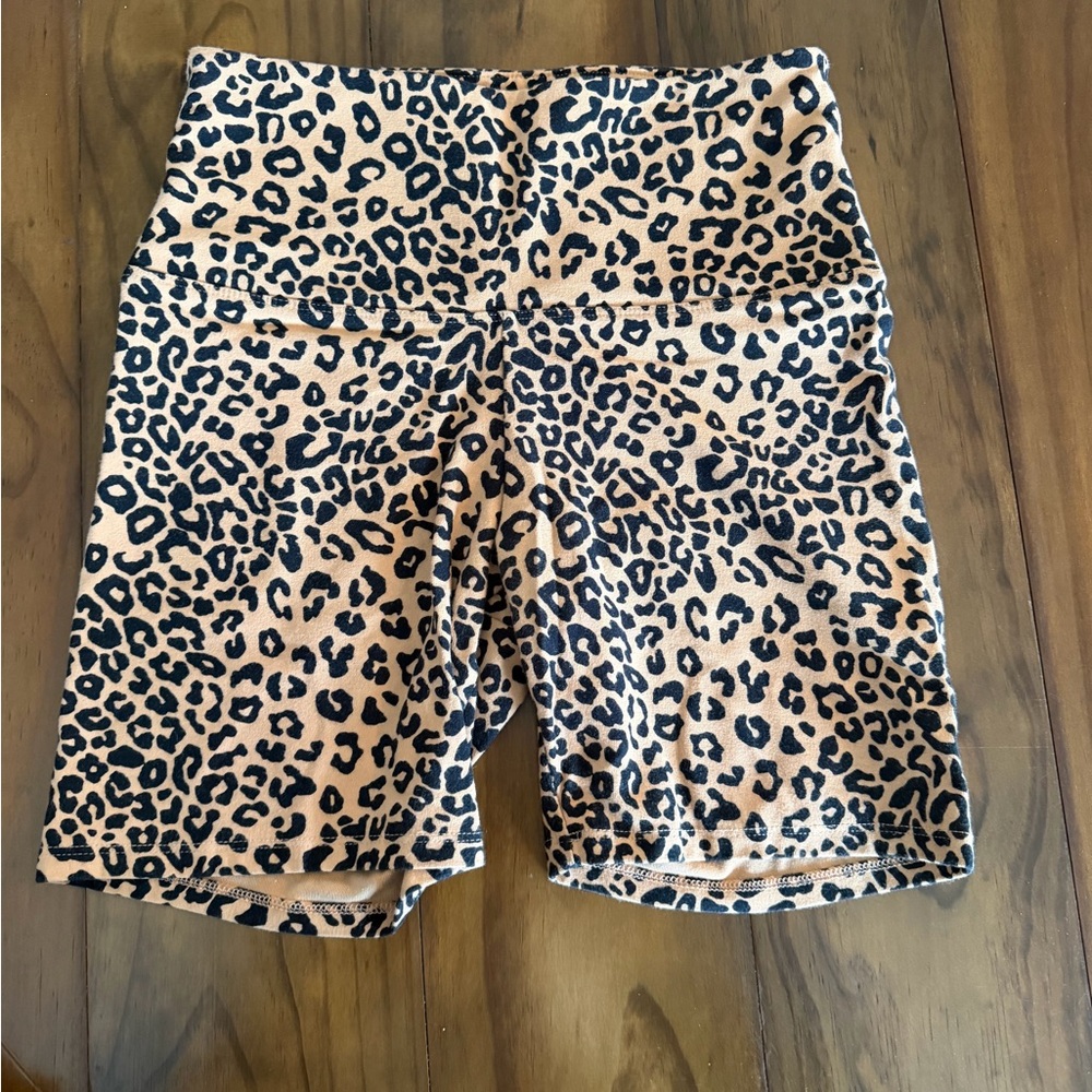 PINK Victoria's Secret Leopard Print Bike Shorts